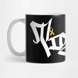 tiger childhood cancer awareness Mug